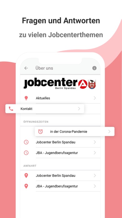 Infopunkt Jobcenter Spandau Screenshot