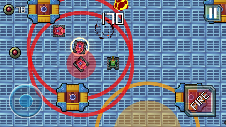#2. Terrible Tanks (iOS) 由: Adknown