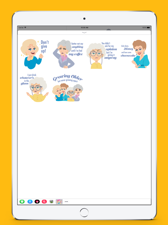 Screenshot #6 pour Golden Girls Promo Stickers