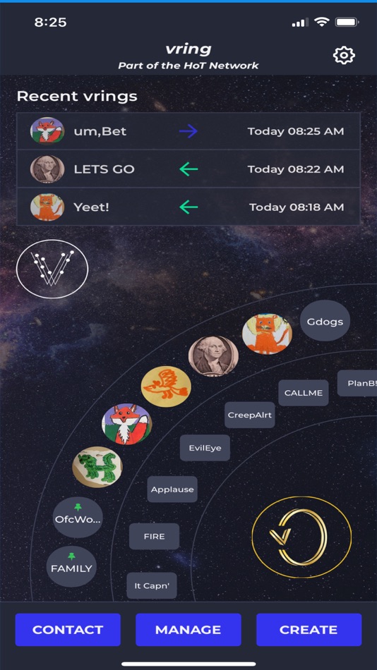 #1. vring: secretive vibe messages (iOS) Podle: Distal Reality LLC