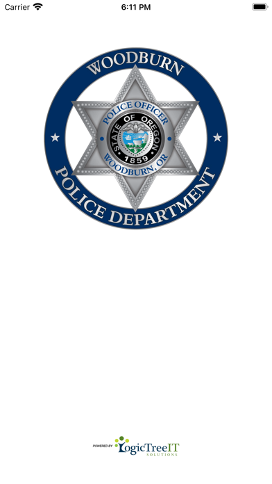 Woodburn Police Department Screenshot