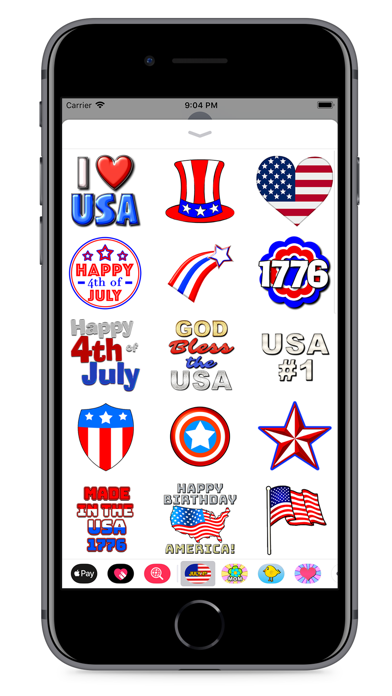 July 4th Fun Stickers Screenshot