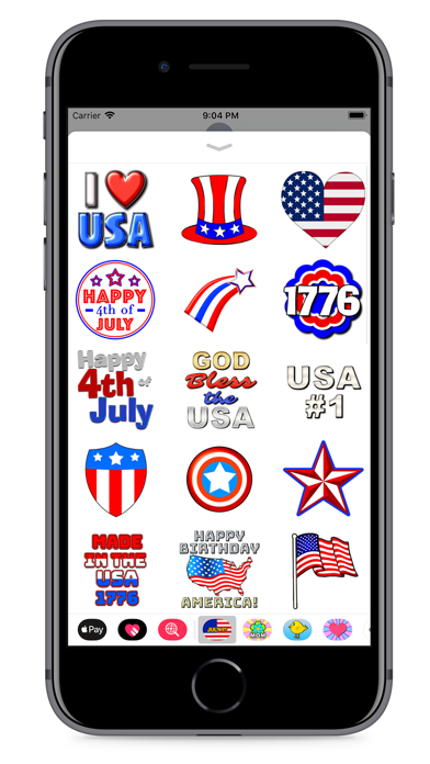 July 4th Fun Stickersのおすすめ画像1