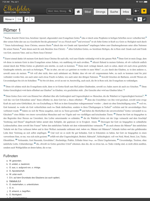 Screenshot #5 pour Bibel Elberfelder CSV