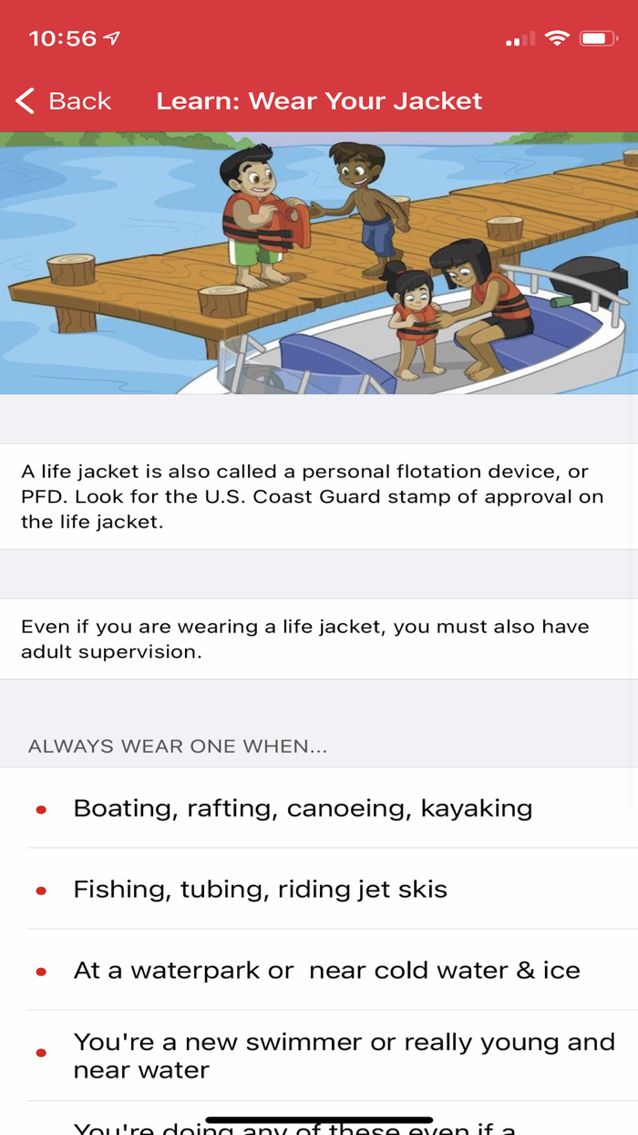 Swim by American Red Cross