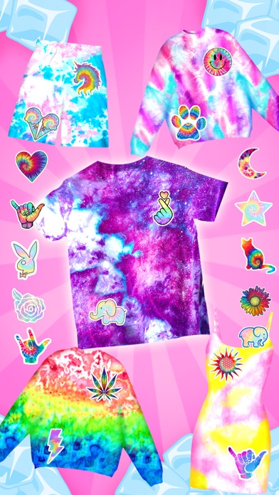 Ice Tie Dye - Fashion Art Screenshot