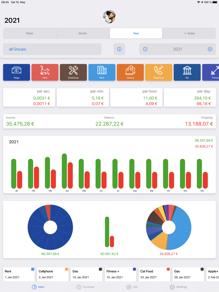 Live Budget - Money Manager