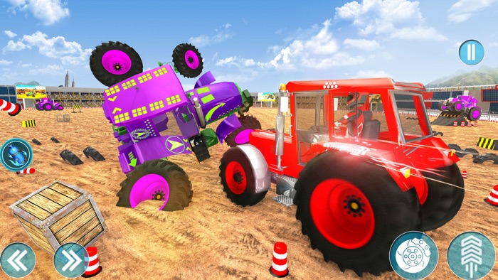 Tractor 4x4 Destruction Derby