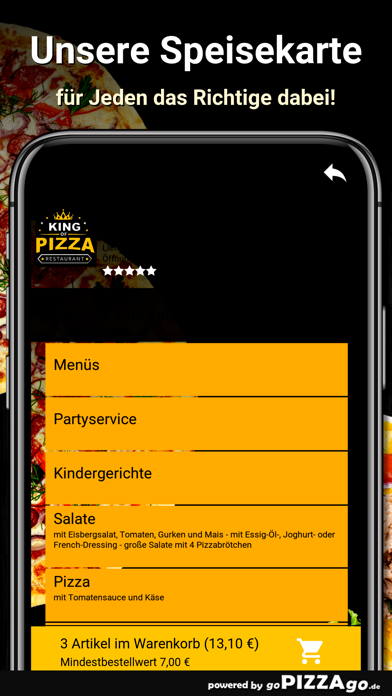 King of Pizza Herne Screenshot