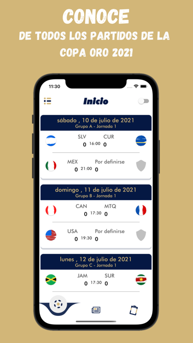 Gold Cup - 2021 Screenshot
