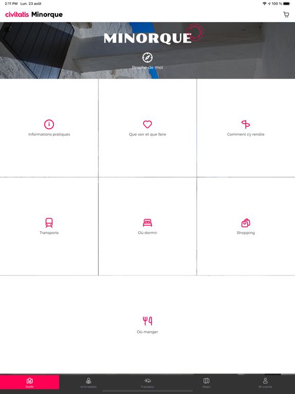 Screenshot #4 pour Guide de Minorque Civitatis