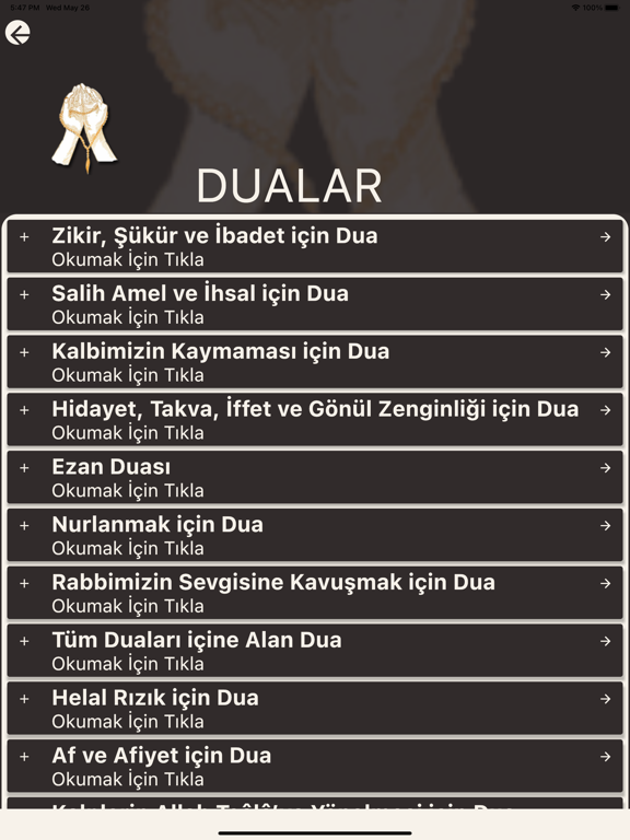 Screenshot #5 pour Peygamber Efendimizden Dualar