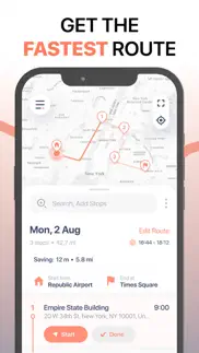 route planner: routease iphone screenshot 1