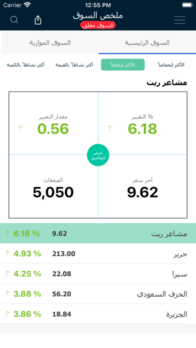 Saudi Exchange Screenshot