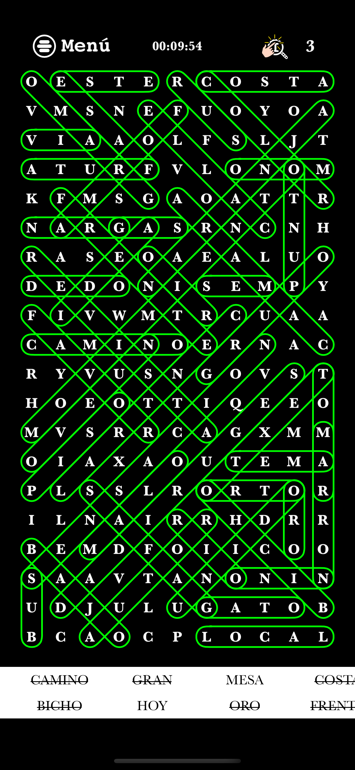 Sopa de Letras Español Diaria