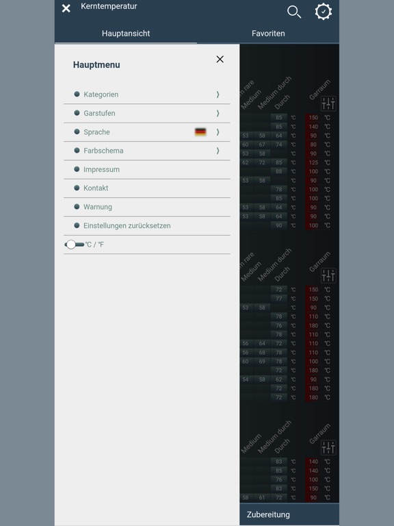 Screenshot #5 pour Kern Temperatur 123
