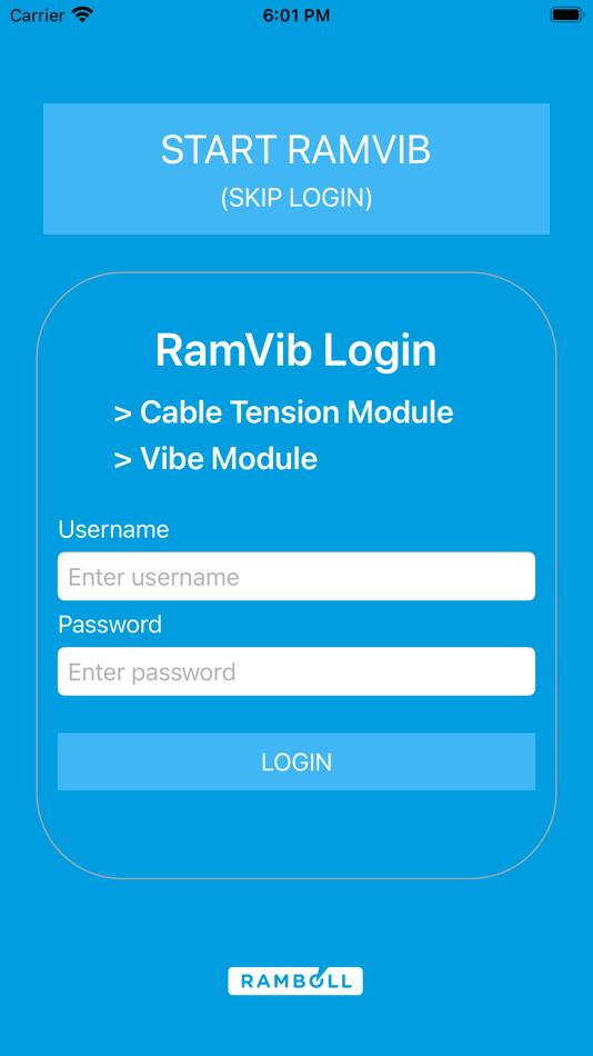 #1. RamVib (iOS) Podle: Ramboll A/S