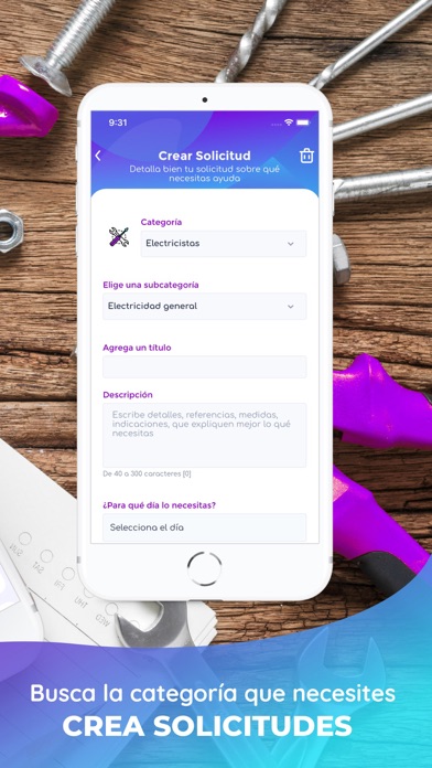 Betty, Servicios Profesionales Screenshot