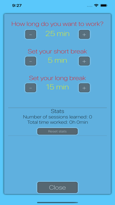 Screenshot #2 pour My study timer