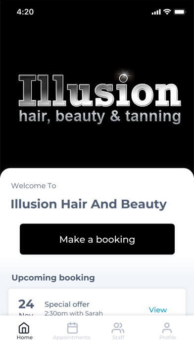 Illusion Hair And Beauty Screenshot