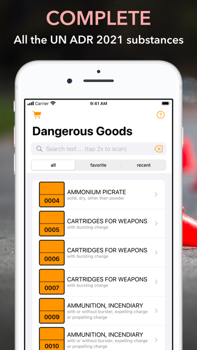 Dangerous Goods ADR 2021 Screenshot