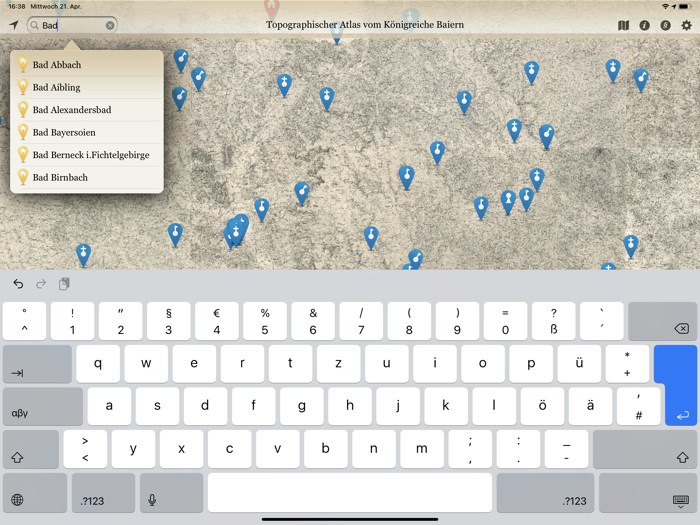 Bayern in historischen Karten