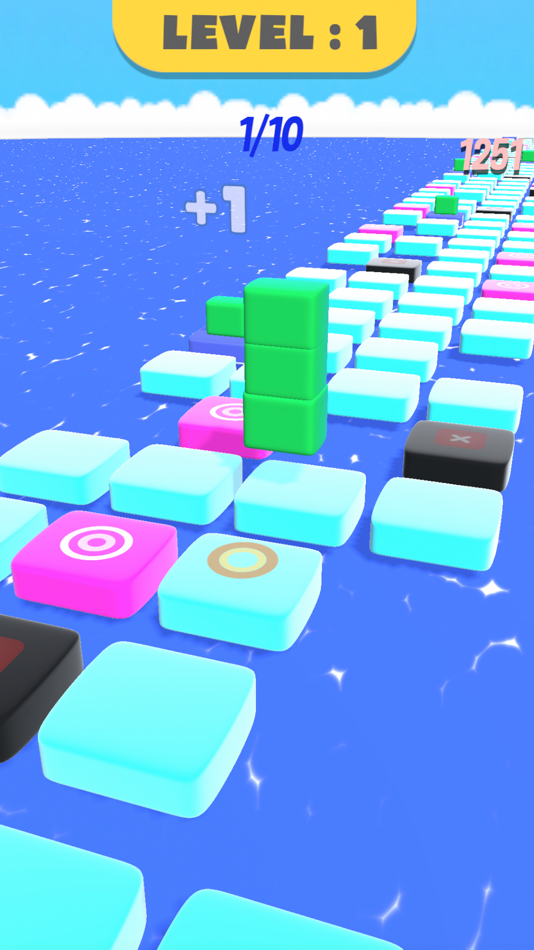 #3. Cube Stack Run - Bridge Hop (iOS) Podle: Yalcin Catar
