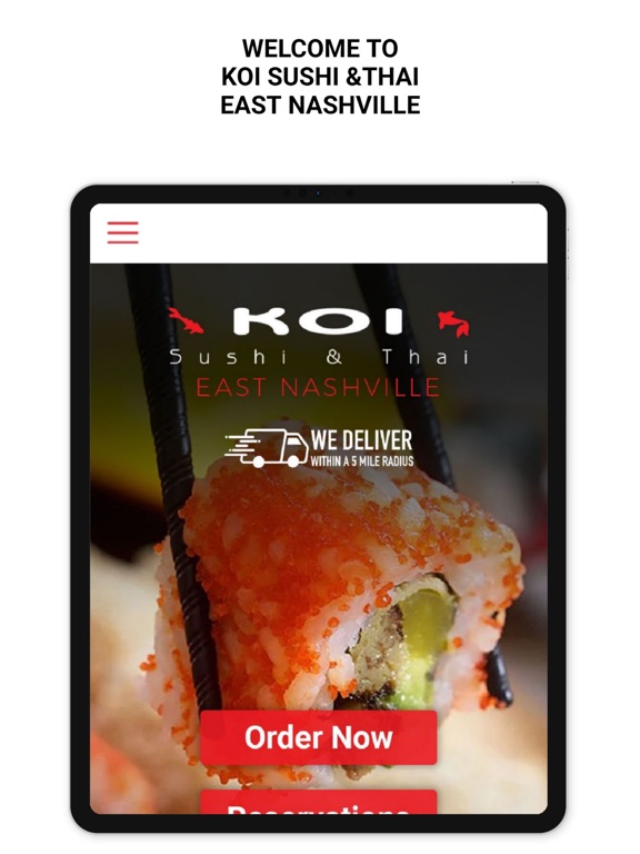 Screenshot #4 pour Koi Sushi Thai East Nashville