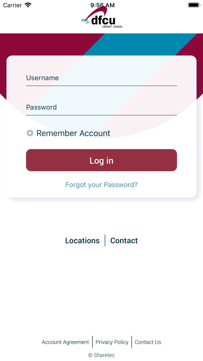 Dillards FCU Mobile App