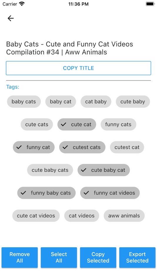 #4. UTag - Find Tags for videos (iOS) Podle: Sagar Mahobia