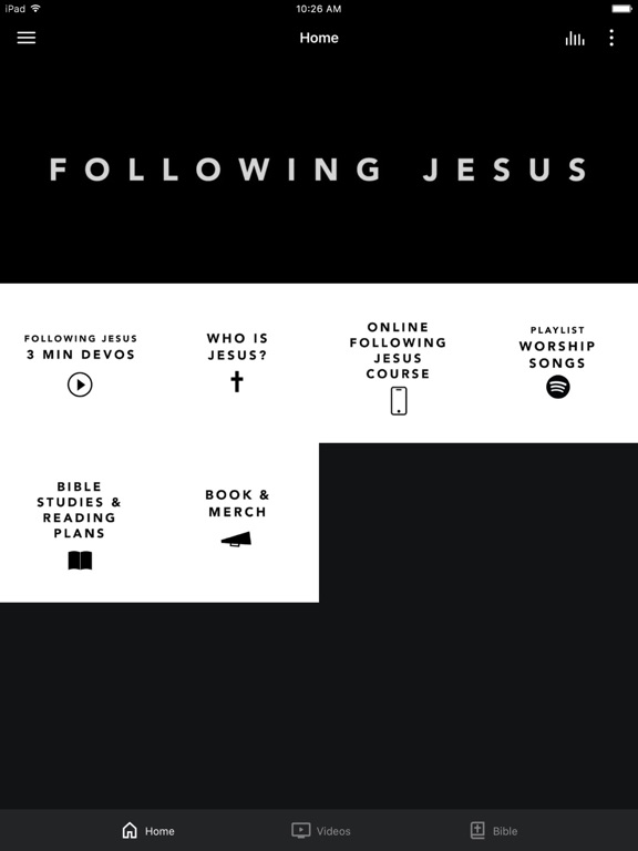 Following Jesus iPad screenshot 1 - Lifestyle app