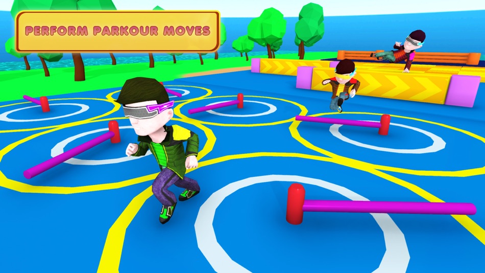#1. Parkour Flip Run 3D (iOS) By: Ahmad Jalil Qarshi