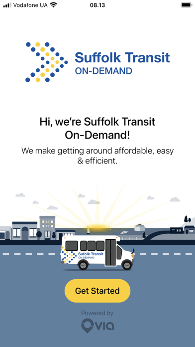 Suffolk Transit On-Demand Screenshot