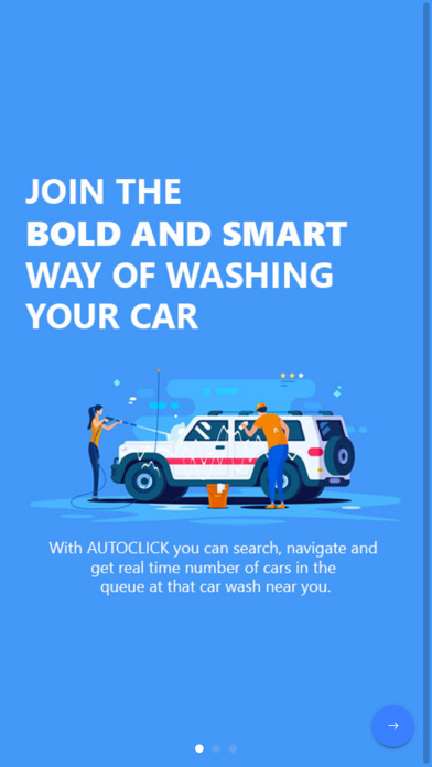 Autoclick Carwash App Screenshot