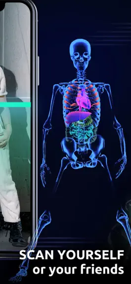 Game screenshot X-Ray Skeleton Scanner AR apk