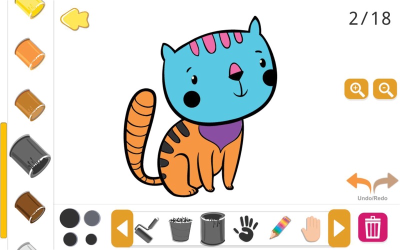 Screenshot #2 pour Coloring Book. Paint & Draw
