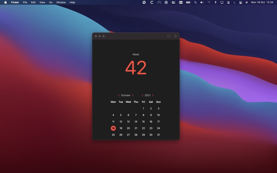#3. Week? (macOS) De: Bitfield AB