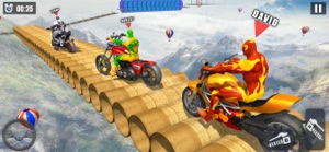 Superhero GT Bike Racing Stunt screenshot #5 for iPhone