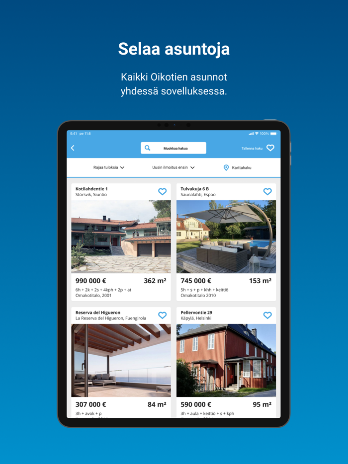 Oikotie - Asunnot ja Työpaikat