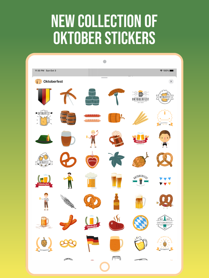 Oktoberfest Stickers