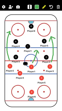 Game screenshot Ice Hockey Tactic Board apk