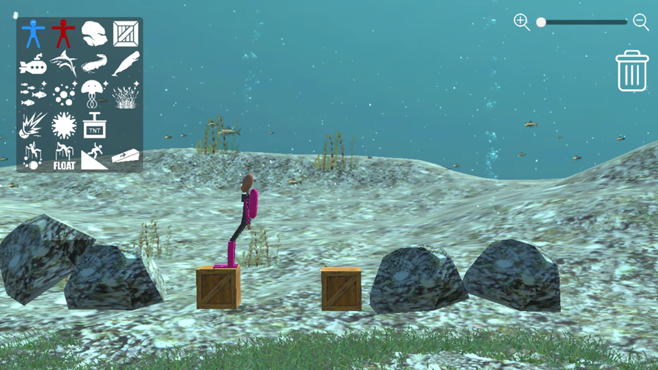#6. Underwater Ragdoll Playground (iOS) 由: DELUXE ENTERTAINMENT STUDIOS LTD