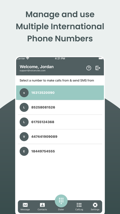 Virtual Business Phone Number Screenshot