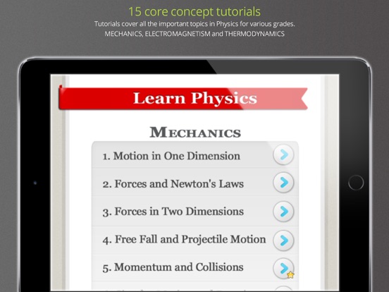 Screenshot #4 pour iLearnPhysics - Learn Physics