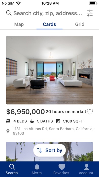 Montecito Home Search Screenshot