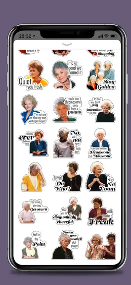 Game screenshot Golden Girls Stickers hack