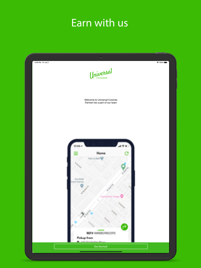 Universal Cuisines - Driver