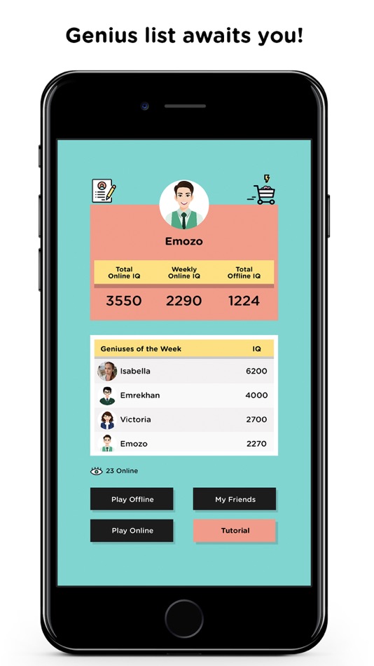#1. Math Genius: Online Brain Game (iOS) 由: Emozo Mimarlik ve Yazilim Hizmetleri