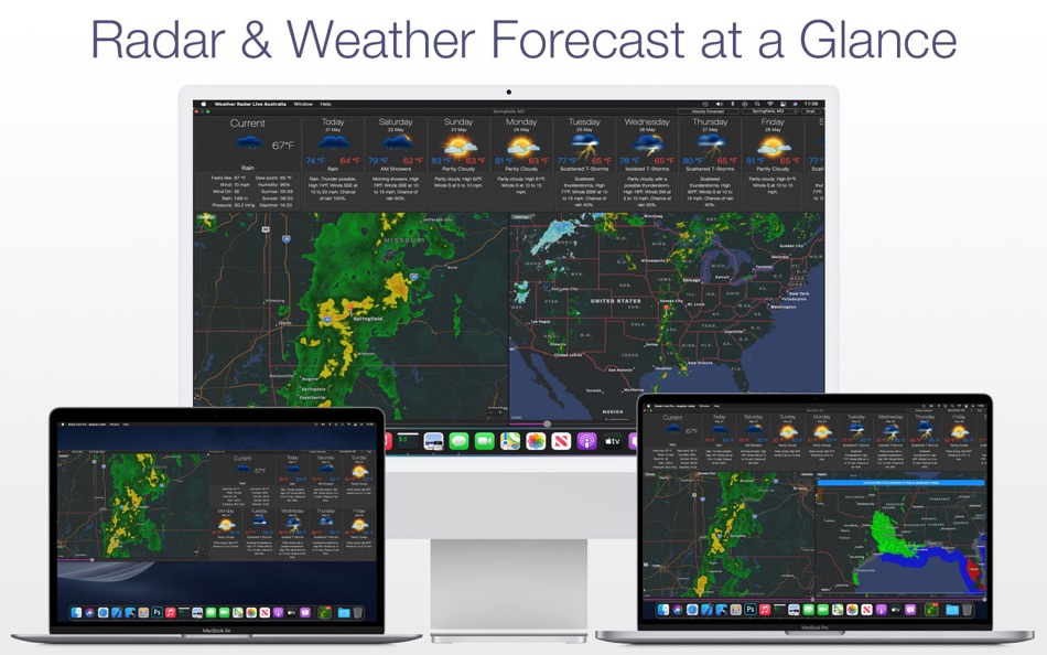#1. Radar Live Pro - doppler radar (macOS) 由: Voros Innovation