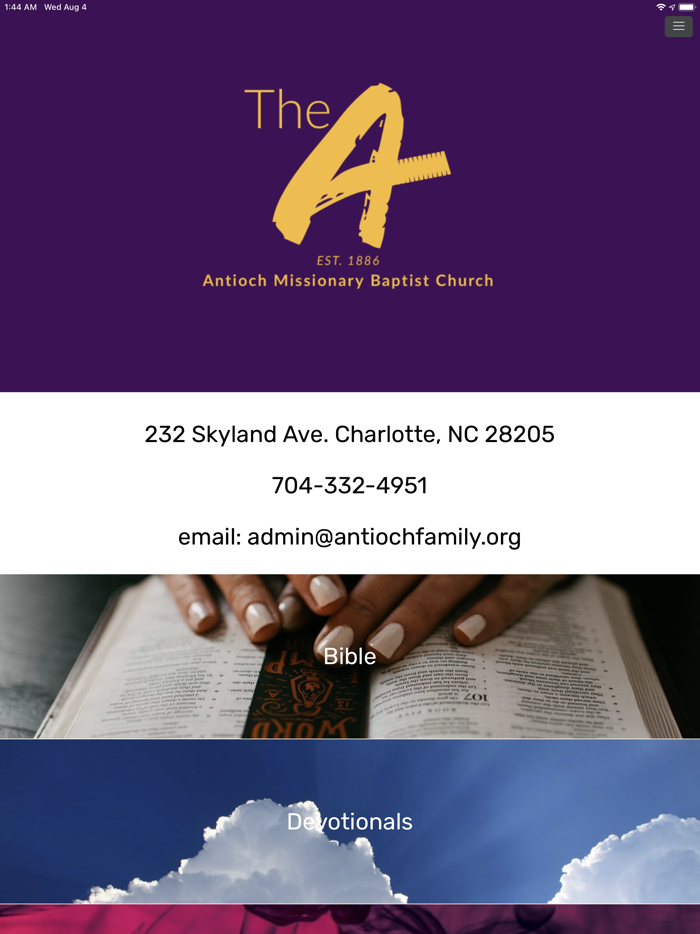 Antioch Missionary Baptist NC